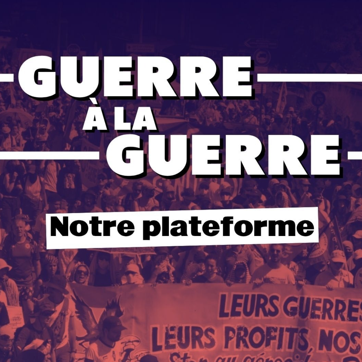 GUERRE À LA GUERRE GUERRE À LA GUERRE